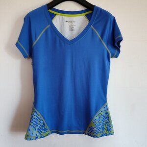 Ladies SZ S Ideology Blue Workout T-Shirt